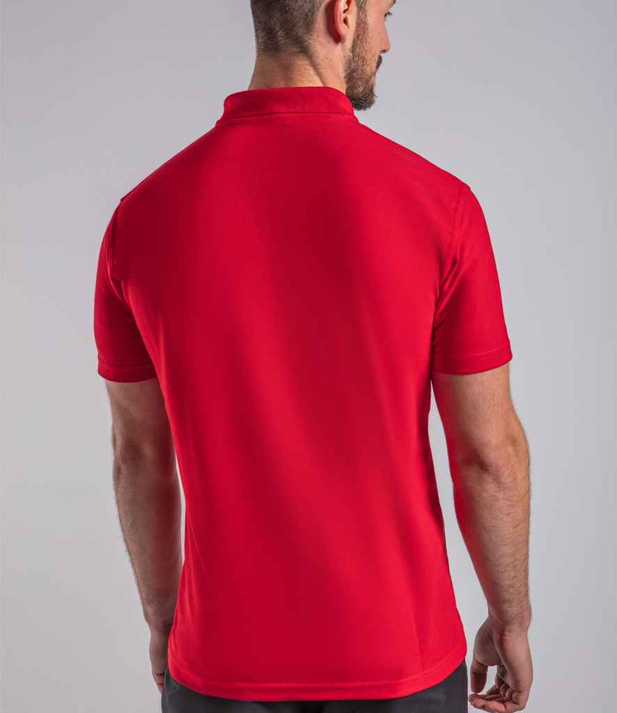 Pro RTX RX105 Red Model - Polyester Polo Shirt Ready to be Embroidered and Printed by Custard Workwear - Cheap Personalised and Customised Workwear in Nottinghamshire, Derbyshire and Leicestershire