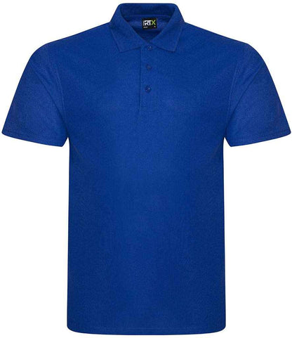 Pro RTX RX105 Royal Blue Front - Polyester Polo Shirt Ready to be Embroidered and Printed by Custard Workwear - Cheap Personalised and Customised Workwear in Nottinghamshire, Derbyshire and Leicestershire