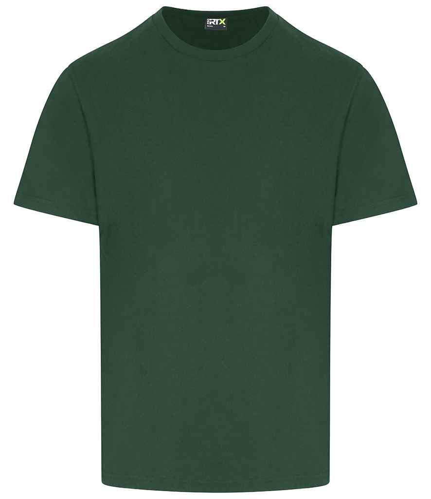 Pro RTX RX151 Bottle Green Front - T-Shirt Ready to be Embroidered and Printed by Custard Workwear - Cheap Personalised and Customised Workwear in Nottinghamshire, Derbyshire and Leicestershire