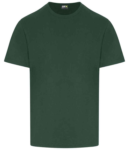 Pro RTX RX151 Bottle Green Front - T-Shirt Ready to be Embroidered and Printed by Custard Workwear - Cheap Personalised and Customised Workwear in Nottinghamshire, Derbyshire and Leicestershire