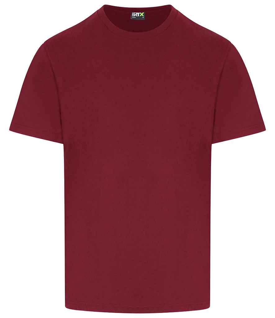 Pro RTX RX151 Burgundy Front - T-Shirt Ready to be Embroidered and Printed by Custard Workwear - Cheap Personalised and Customised Workwear in Nottinghamshire, Derbyshire and Leicestershire