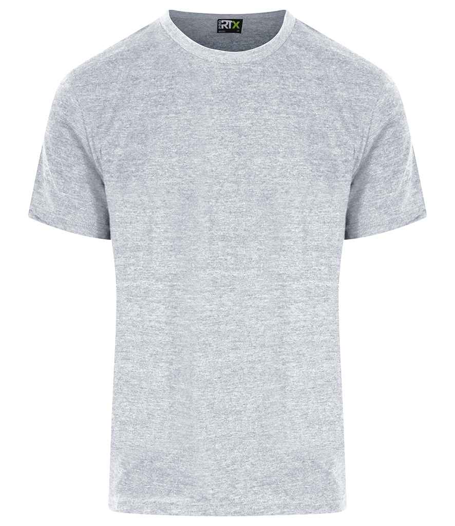 Pro RTX RX151 Heather Grey Front - T-Shirt Ready to be Embroidered and Printed by Custard Workwear - Cheap Personalised and Customised Workwear in Nottinghamshire, Derbyshire and Leicestershire