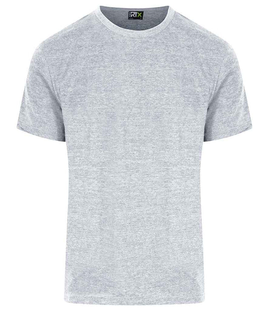 Pro RTX RX151 Heather Grey Front - T-Shirt Ready to be Embroidered and Printed by Custard Workwear - Cheap Personalised and Customised Workwear in Nottinghamshire, Derbyshire and Leicestershire