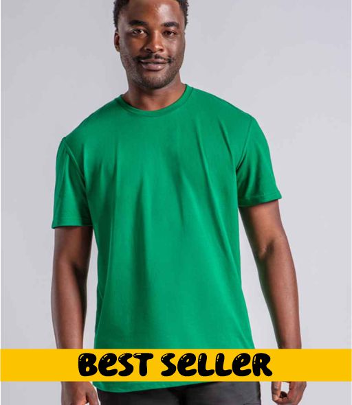 Pro RTX RX151 Kelly Green Model - T-Shirt Ready to be Embroidered and Printed by Custard Workwear - Cheap Personalised and Customised Workwear in Nottinghamshire, Derbyshire and Leicestershire
