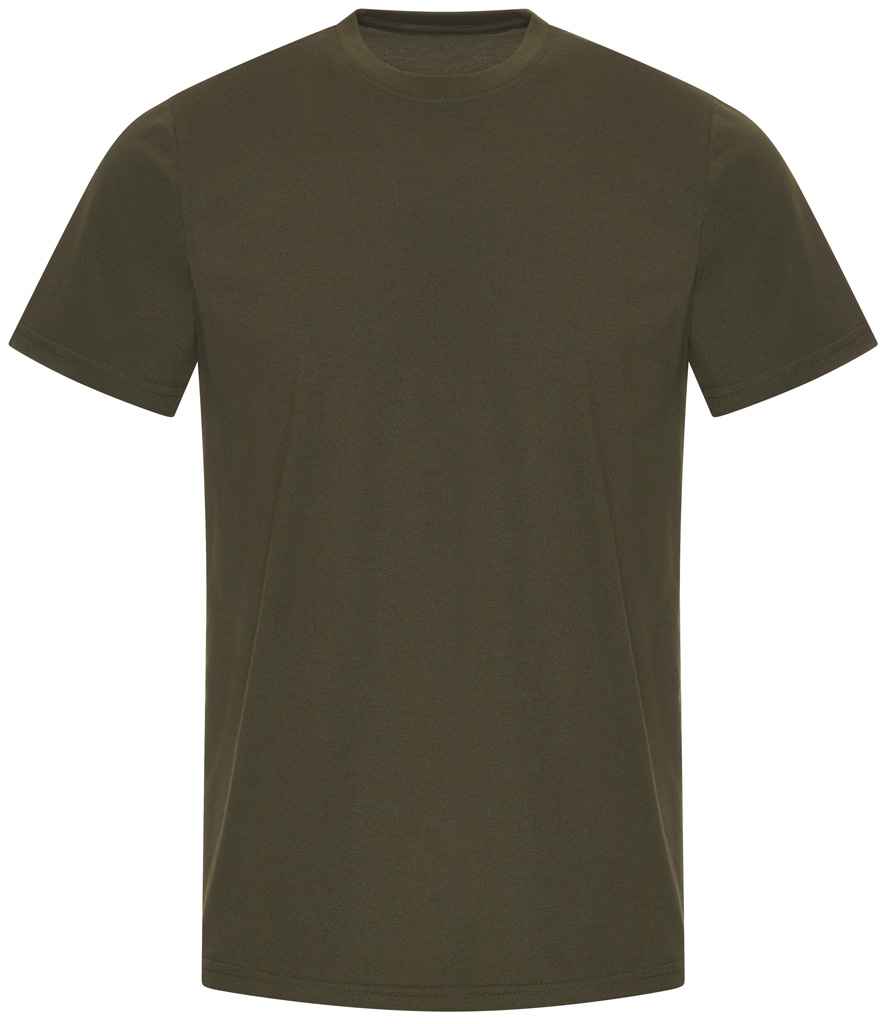 Pro RTX RX151 Khaki Front - T-Shirt Ready to be Embroidered and Printed by Custard Workwear - Cheap Personalised and Customised Workwear in Nottinghamshire, Derbyshire and Leicestershire