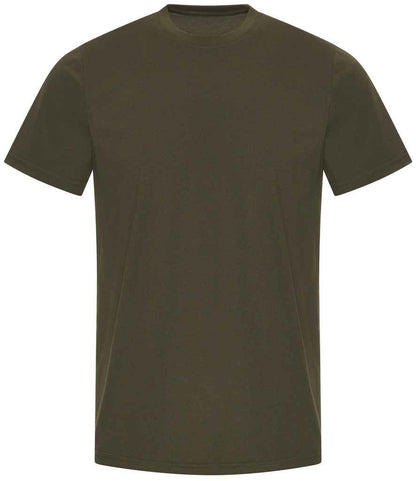 Pro RTX RX151 Khaki Front - T-Shirt Ready to be Embroidered and Printed by Custard Workwear - Cheap Personalised and Customised Workwear in Nottinghamshire, Derbyshire and Leicestershire