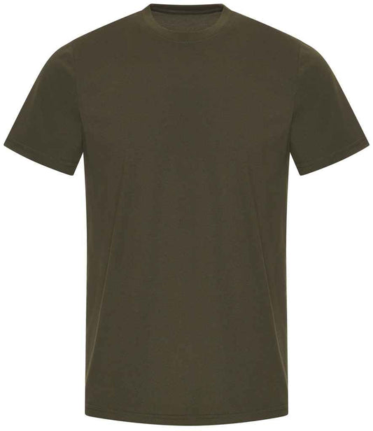 Pro RTX RX151 Khaki Front - T-Shirt Ready to be Embroidered and Printed by Custard Workwear - Cheap Personalised and Customised Workwear in Nottinghamshire, Derbyshire and Leicestershire