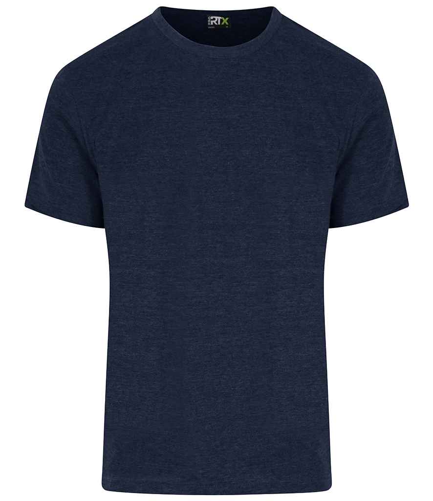 Pro RTX RX151 Navy Front - T-Shirt Ready to be Embroidered and Printed by Custard Workwear - Cheap Personalised and Customised Workwear in Nottinghamshire, Derbyshire and Leicestershire