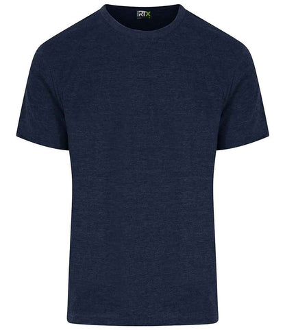 Pro RTX RX151 Navy Front - T-Shirt Ready to be Embroidered and Printed by Custard Workwear - Cheap Personalised and Customised Workwear in Nottinghamshire, Derbyshire and Leicestershire
