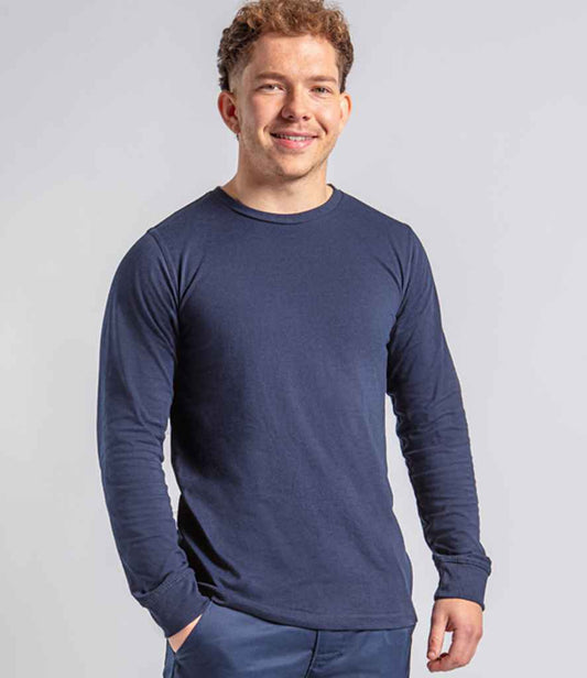 Pro RTX RX152 Navy Model - Long Sleeve T-Shirt Ready to be Embroidered and Printed by Custard Workwear - Cheap Personalised and Customised Workwear in Nottinghamshire, Derbyshire and Leicestershire