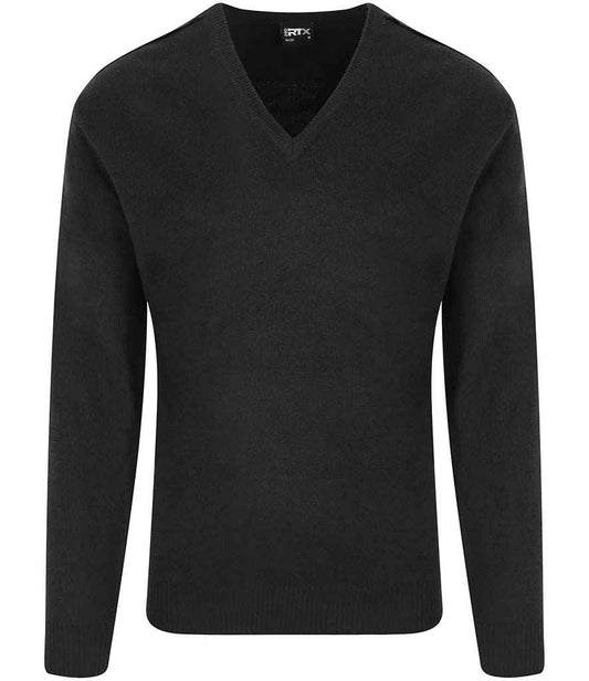 Pro RTX RX200 Black Front - Knitted Jumper Ready to be Embroidered by Custard Workwear - Cheap Personalised and Customised Workwear in Nottinghamshire, Derbyshire and Leicestershire