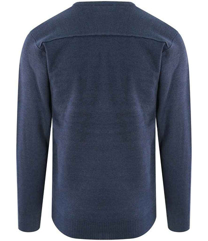 Pro RTX RX200 Navy Back - Knitted Jumper Ready to be Embroidered by Custard Workwear - Cheap Personalised and Customised Workwear in Nottinghamshire, Derbyshire and Leicestershire
