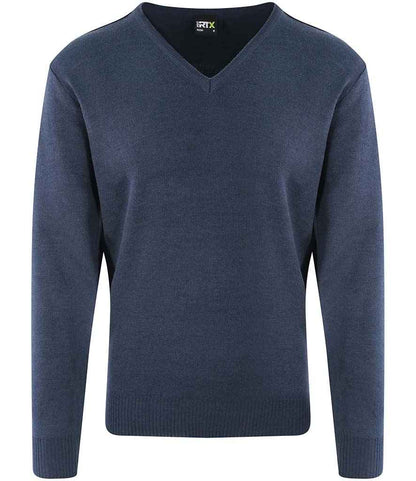 Pro RTX RX200 Navy Front - Knitted Jumper Ready to be Embroidered by Custard Workwear - Cheap Personalised and Customised Workwear in Nottinghamshire, Derbyshire and Leicestershire
