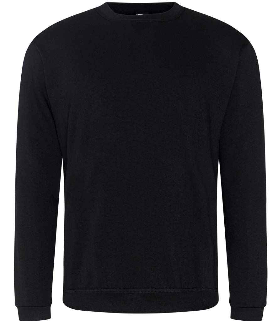 Pro RTX RX301 Black Front - Sweatshirt Ready to be Embroidered and Printed by Custard Workwear - Cheap Personalised and Customised Workwear in Nottinghamshire, Derbyshire and Leicestershire