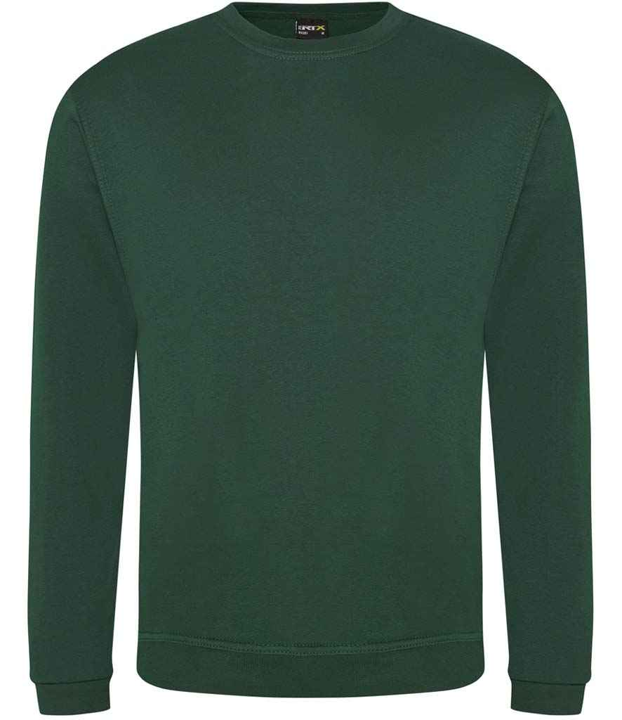 Pro RTX RX301 Bottle Green Front - Sweatshirt Ready to be Embroidered and Printed by Custard Workwear - Cheap Personalised and Customised Workwear in Nottinghamshire, Derbyshire and Leicestershire