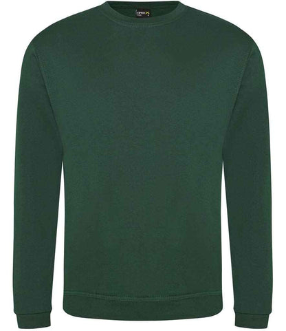 Pro RTX RX301 Bottle Green Front - Sweatshirt Ready to be Embroidered and Printed by Custard Workwear - Cheap Personalised and Customised Workwear in Nottinghamshire, Derbyshire and Leicestershire
