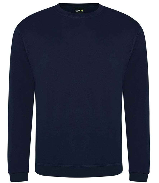Pro RTX RX301 Navy Front - Sweatshirt Ready to be Embroidered and Printed by Custard Workwear - Cheap Personalised and Customised Workwear in Nottinghamshire, Derbyshire and Leicestershire
