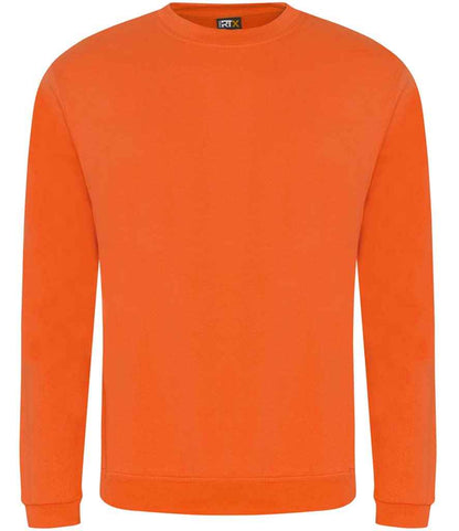 Pro RTX RX301 Orange Front - Sweatshirt Ready to be Embroidered and Printed by Custard Workwear - Cheap Personalised and Customised Workwear in Nottinghamshire, Derbyshire and Leicestershire