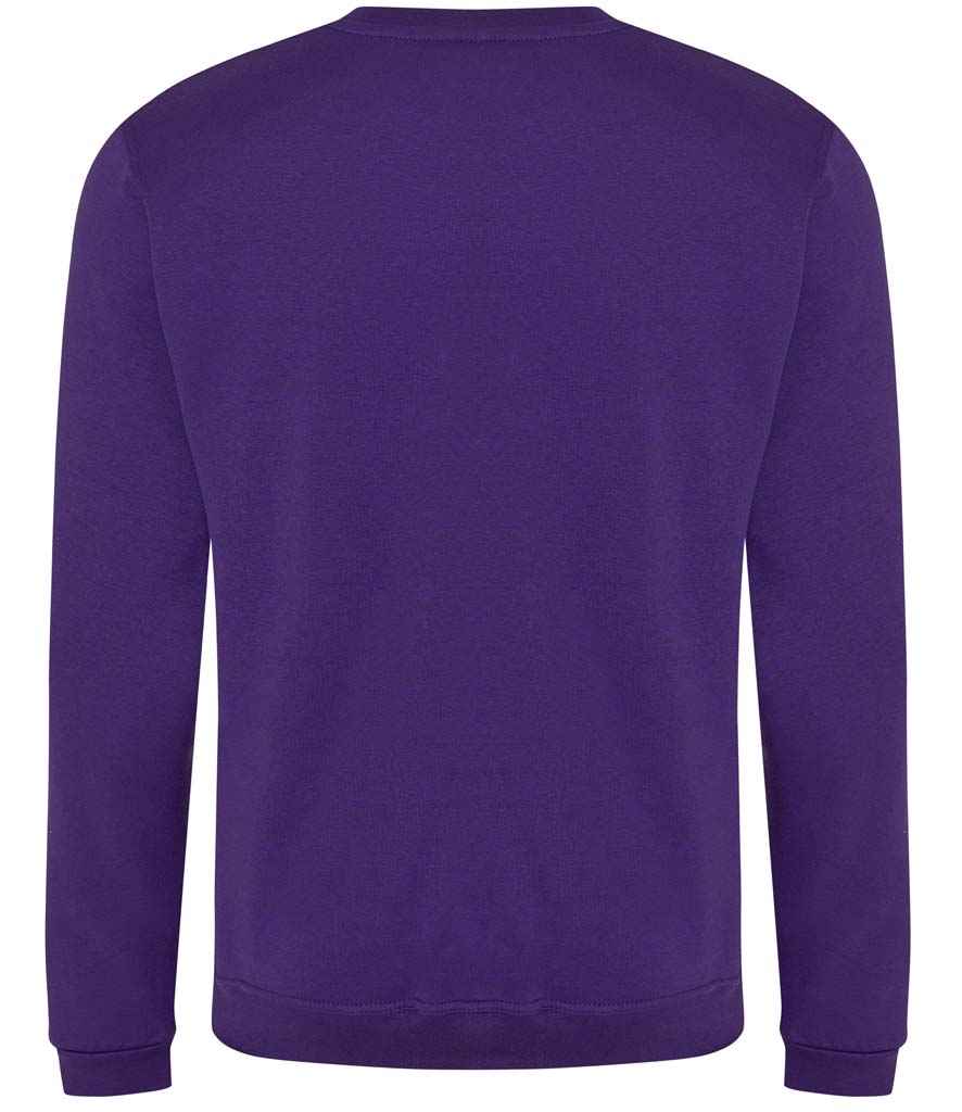Pro RTX RX301 Purple Back - Sweatshirt Ready to be Embroidered and Printed by Custard Workwear - Cheap Personalised and Customised Workwear in Nottinghamshire, Derbyshire and Leicestershire
