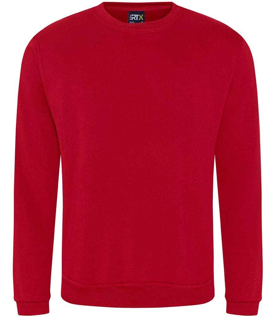 Pro RTX RX301 Red Front - Sweatshirt Ready to be Embroidered and Printed by Custard Workwear - Cheap Personalised and Customised Workwear in Nottinghamshire, Derbyshire and Leicestershire