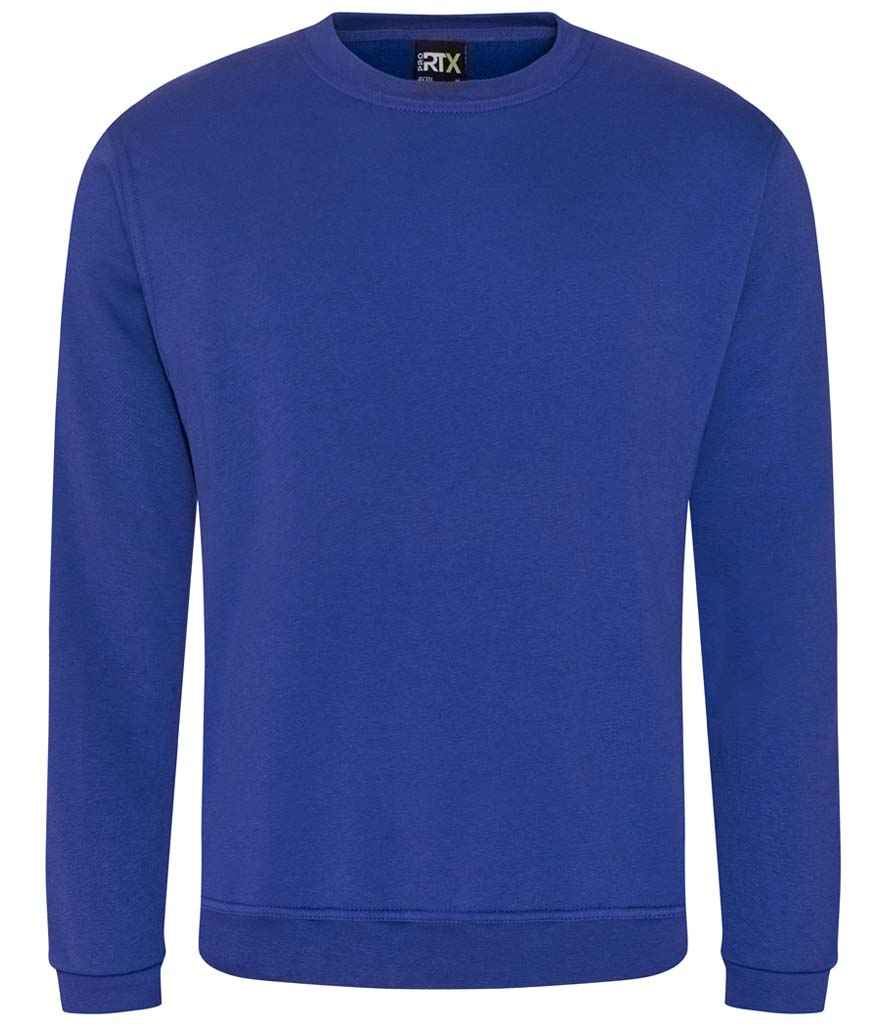 Pro RTX RX301 Royal Blue Front - Sweatshirt Ready to be Embroidered and Printed by Custard Workwear - Cheap Personalised and Customised Workwear in Nottinghamshire, Derbyshire and Leicestershire
