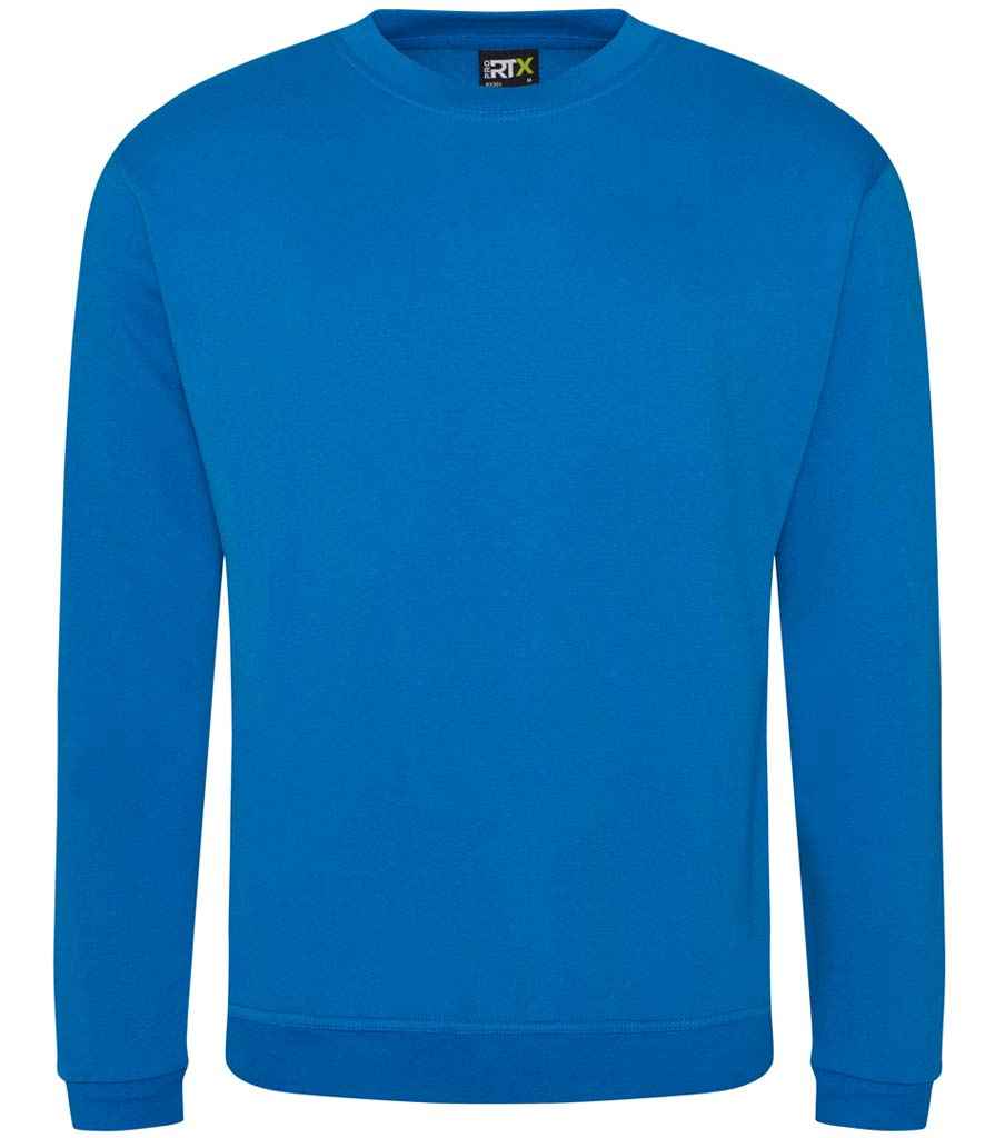 Pro RTX RX301 Sapphire Blue Front - Sweatshirt Ready to be Embroidered and Printed by Custard Workwear - Cheap Personalised and Customised Workwear in Nottinghamshire, Derbyshire and Leicestershire