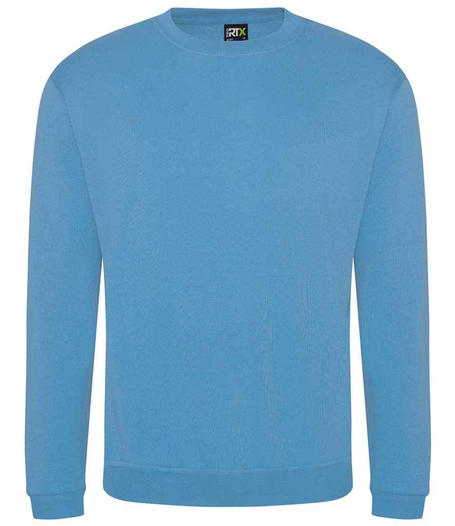 Pro RTX RX301 Sky Blue Front - Sweatshirt Ready to be Embroidered and Printed by Custard Workwear - Cheap Personalised and Customised Workwear in Nottinghamshire, Derbyshire and Leicestershire