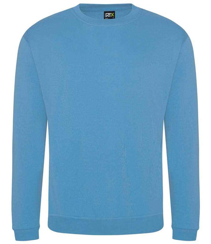 Pro RTX RX301 Sky Blue Front - Sweatshirt Ready to be Embroidered and Printed by Custard Workwear - Cheap Personalised and Customised Workwear in Nottinghamshire, Derbyshire and Leicestershire