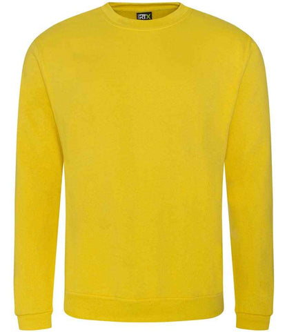 Pro RTX RX301 Yellow Front - Sweatshirt Ready to be Embroidered and Printed by Custard Workwear - Cheap Personalised and Customised Workwear in Nottinghamshire, Derbyshire and Leicestershire