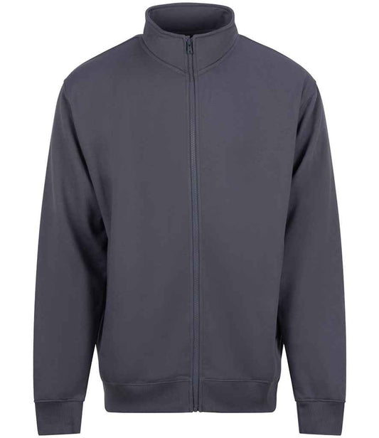 Pro RTX RX310 Solid Grey Front - Full Zip Sweatshirt Ready to be Embroidered and Printed by Custard Workwear - Cheap Personalised and Customised Workwear in Nottinghamshire, Derbyshire and Leicestershire