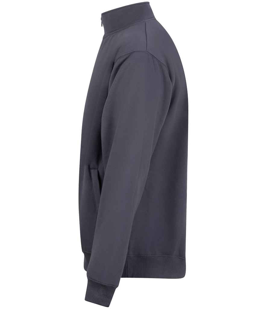 Pro RTX RX310 Solid Grey Left - Full Zip Sweatshirt Ready to be Embroidered and Printed by Custard Workwear - Cheap Personalised and Customised Workwear in Nottinghamshire, Derbyshire and Leicestershire