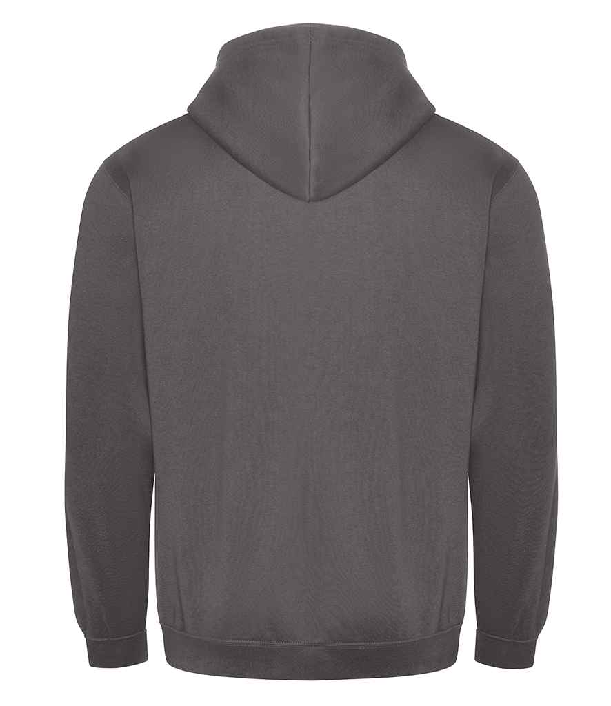 Pro RTX RX351 Charcoal Back - Zip Hoodie Ready to be Embroidered and Printed by Custard Workwear - Cheap Personalised and Customised Workwear in Nottinghamshire, Derbyshire and Leicestershire