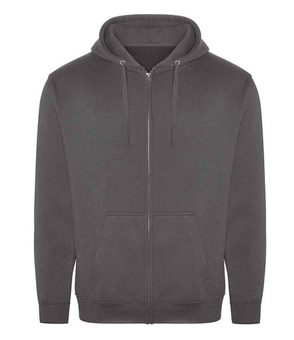 Pro RTX RX351 Charcoal Front - Zip Hoodie Ready to be Embroidered and Printed by Custard Workwear - Cheap Personalised and Customised Workwear in Nottinghamshire, Derbyshire and Leicestershire