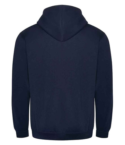 Pro RTX RX351 Navy Back - Zip Hoodie Ready to be Embroidered and Printed by Custard Workwear - Cheap Personalised and Customised Workwear in Nottinghamshire, Derbyshire and Leicestershire