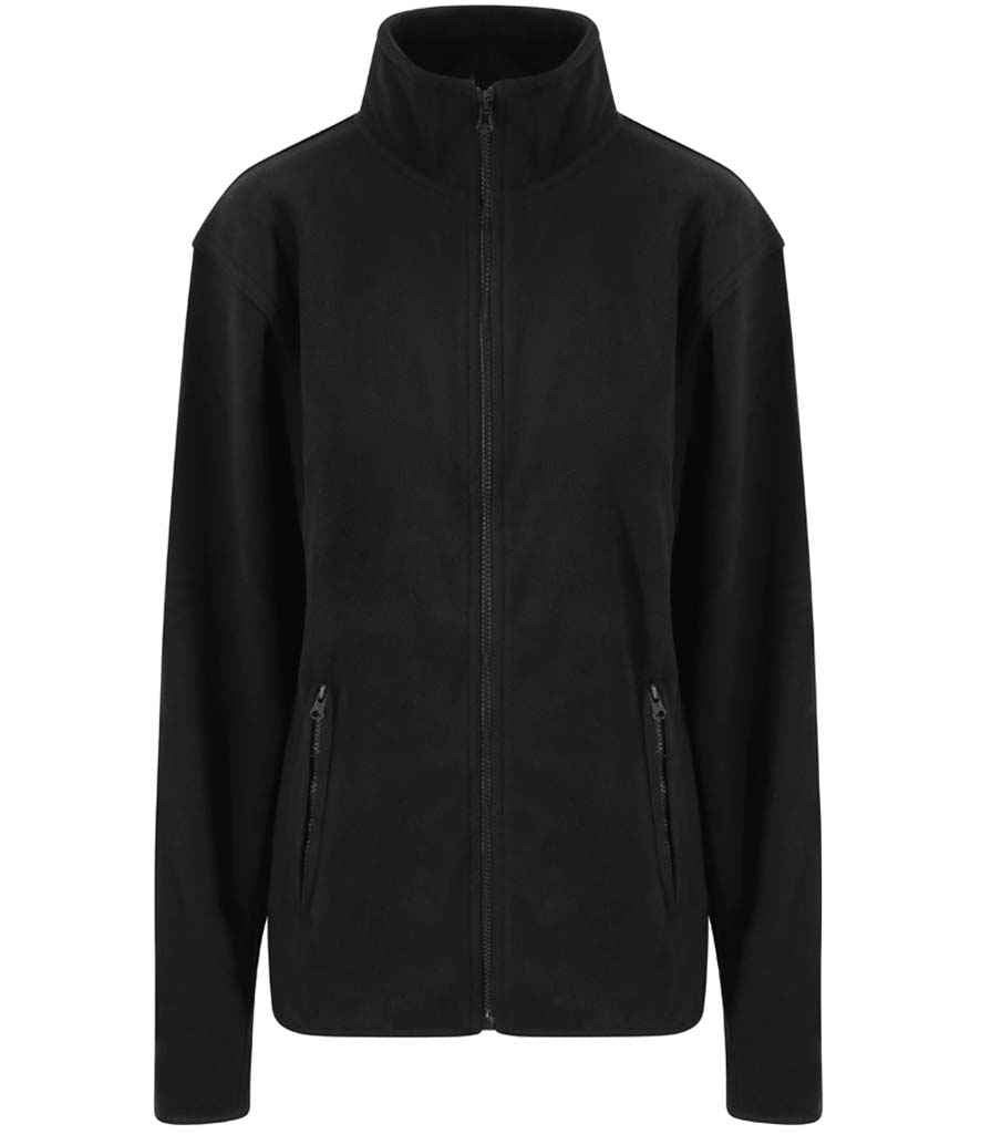 Pro RTX RX401 Black Front - Micro Fleece Ready to be Embroidered by Custard Workwear - Cheap Personalised and Customised Workwear in Nottinghamshire, Derbyshire and Leicestershire