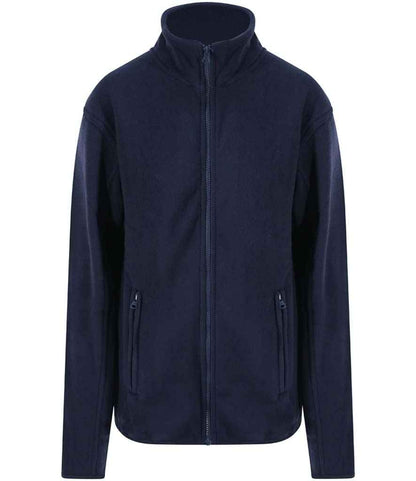 Pro RTX RX401 Navy Front - Micro Fleece Ready to be Embroidered by Custard Workwear - Cheap Personalised and Customised Workwear in Nottinghamshire, Derbyshire and Leicestershire