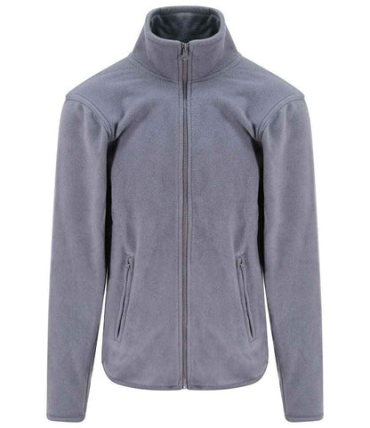 Pro RTX RX401 Solid Grey Front - Micro Fleece Ready to be Embroidered by Custard Workwear - Cheap Personalised and Customised Workwear in Nottinghamshire, Derbyshire and Leicestershire