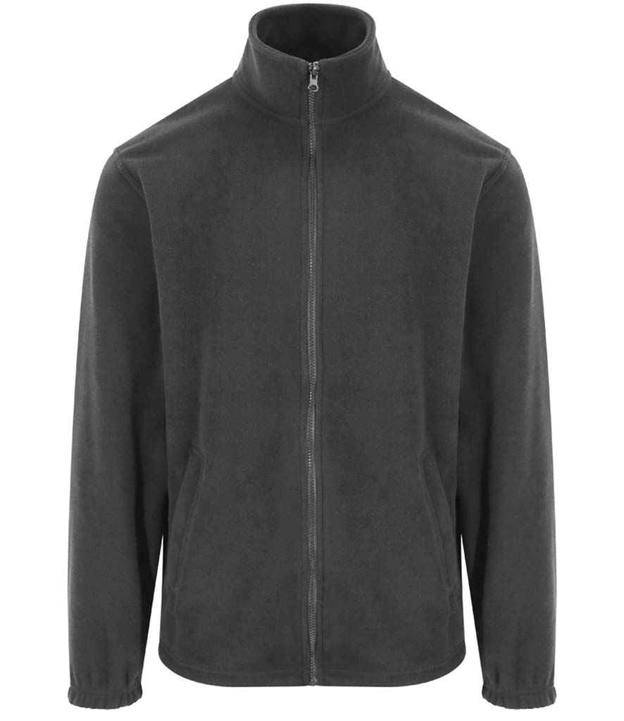 Pro RTX RX402 Charcoal Front - Fleece Ready to be Embroidered by Custard Workwear - Cheap Personalised and Customised Workwear in Nottinghamshire, Derbyshire and Leicestershire