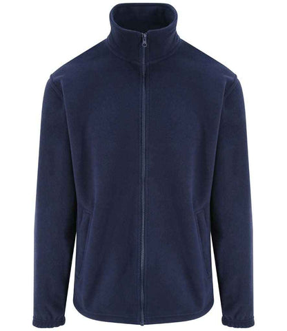Pro RTX RX402 Navy Front - Fleece Ready to be Embroidered by Custard Workwear - Cheap Personalised and Customised Workwear in Nottinghamshire, Derbyshire and Leicestershire