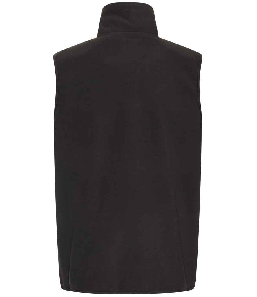 Pro RTX RX405 Charcoal Back - Fleece Bodywarmer Ready to be Embroidered by Custard Workwear - Cheap Personalised and Customised Workwear in Nottinghamshire, Derbyshire and Leicestershire