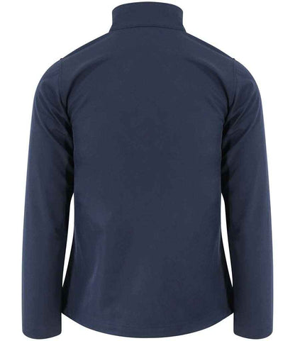 Pro RTX RX500F Navy Back - Ladies Soft Shell Jacket Ready to be Embroidered and Printed by Custard Workwear - Cheap Personalised and Customised Workwear in Nottinghamshire, Derbyshire and Leicestershire
