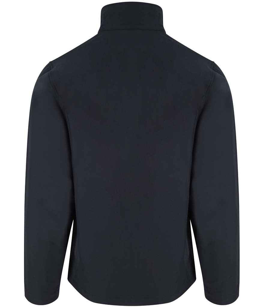 Pro RTX RX500 Navy Back - Soft Shell Jacket Ready to be Embroidered and Printed by Custard Workwear - Cheap Personalised and Customised Workwear in Nottinghamshire, Derbyshire and Leicestershire