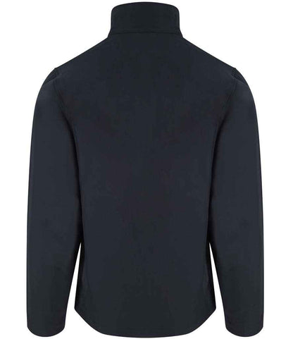 Pro RTX RX500 Navy Back - Soft Shell Jacket Ready to be Embroidered and Printed by Custard Workwear - Cheap Personalised and Customised Workwear in Nottinghamshire, Derbyshire and Leicestershire