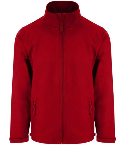 Pro RTX RX500 Red Front - Soft Shell Jacket Ready to be Embroidered and Printed by Custard Workwear - Cheap Personalised and Customised Workwear in Nottinghamshire, Derbyshire and Leicestershire