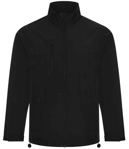Pro RTX RX530 Black Front - Soft Shell Jacket Ready to be Embroidered and Printed by Custard Workwear - Cheap Personalised and Customised Workwear in Nottinghamshire, Derbyshire and Leicestershire