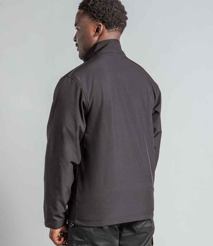Pro RTX RX530 Black Model - Soft Shell Jacket Ready to be Embroidered and Printed by Custard Workwear - Cheap Personalised and Customised Workwear in Nottinghamshire, Derbyshire and Leicestershire