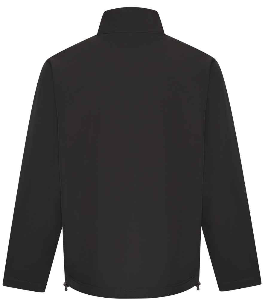 Pro RTX RX530 Charcoal Back - Soft Shell Jacket Ready to be Embroidered and Printed by Custard Workwear - Cheap Personalised and Customised Workwear in Nottinghamshire, Derbyshire and Leicestershire