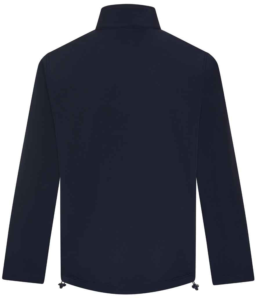 Pro RTX RX530 Navy Back - Soft Shell Jacket Ready to be Embroidered and Printed by Custard Workwear - Cheap Personalised and Customised Workwear in Nottinghamshire, Derbyshire and Leicestershire
