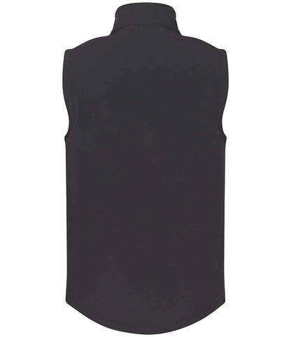 Pro RTX RX550 Charcoal Back - Soft Shell Bodywarmer Ready to be Embroidered and Printed by Custard Workwear - Cheap Personalised and Customised Workwear in Nottinghamshire, Derbyshire and Leicestershire
