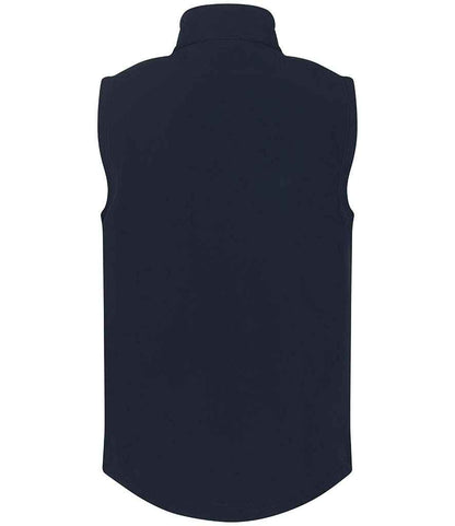 Pro RTX RX550 Navy Back - Soft Shell Bodywarmer Ready to be Embroidered and Printed by Custard Workwear - Cheap Personalised and Customised Workwear in Nottinghamshire, Derbyshire and Leicestershire